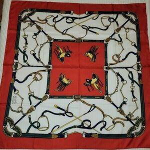 AUTHENTIC EUC HERMES silk scarf